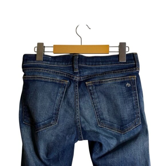 Rag & Bone Women's Dre Mid Rise Skinny Denim Jeans in Watts - Picture 10 of 11